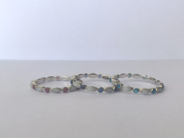 Birthstones Eternity Ring DIY Breastmilk Jewelry Kit - Image 6
