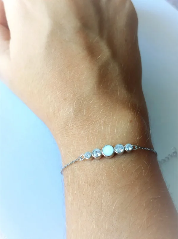 Sparkly Milk Dot Bracelet DIY Breastmilk Jewelry Kit - Image 2